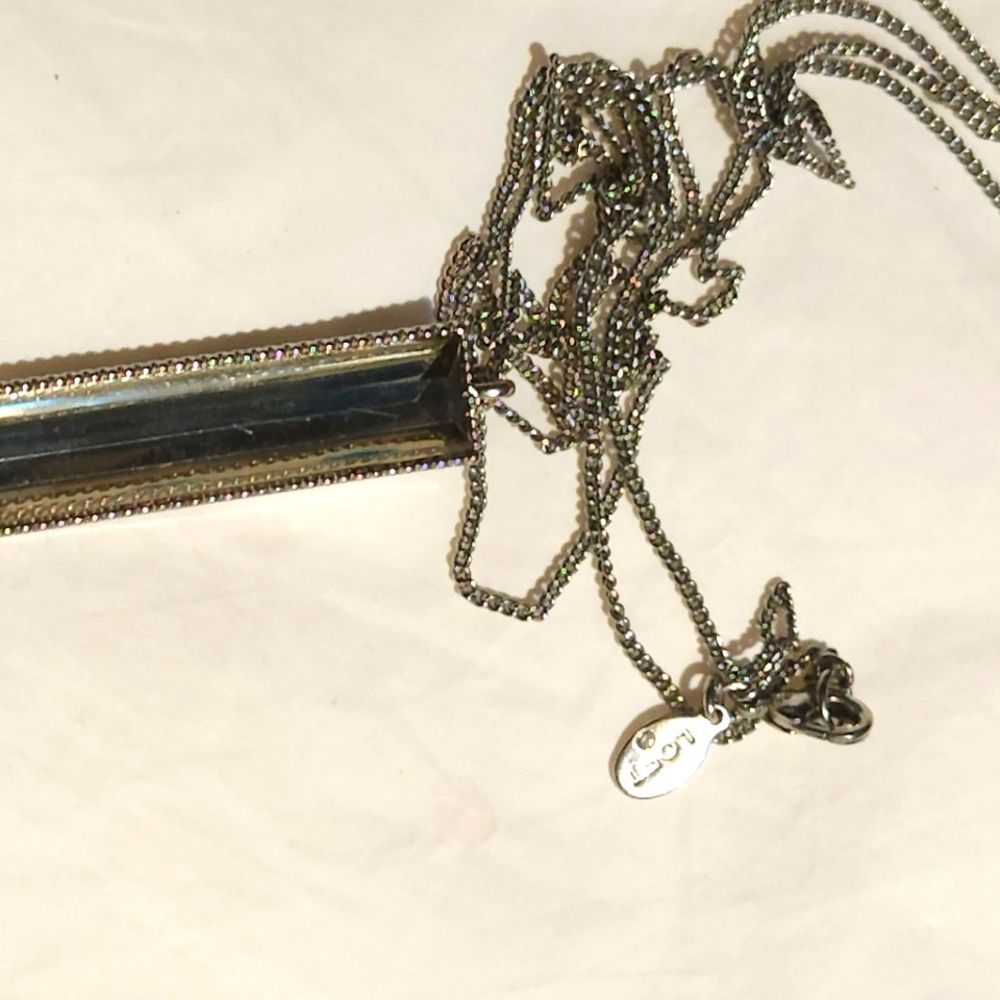 Loft Crystal Tablet Pendant